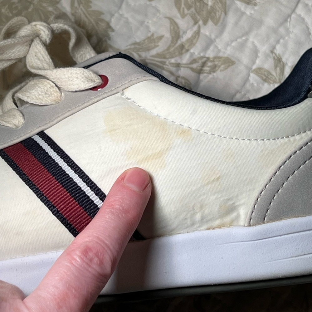 Ben Sherman White Pacer Old School Jogger Sneaker, size 12 Preppy Blokecore - Picture 11 of 11